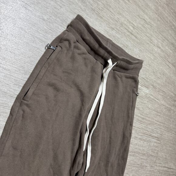 John Elliott Joggers Sweatpants Pre SS19 Brown Terry Womens 0 XS Zip Pockets - Picture 3 of 11